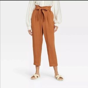 NWT A New Day Women’s Rust Paper Bag Pants XS